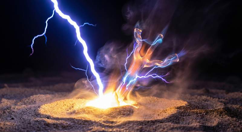 Fulgurites: The Glass Fossils Made by Lightning