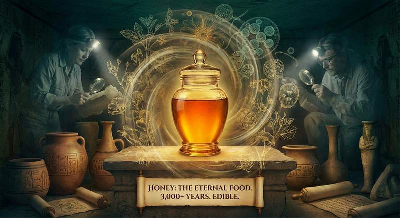 Honey Lasts Amazingly Well—But “Never Spoils” Needs Footnotes