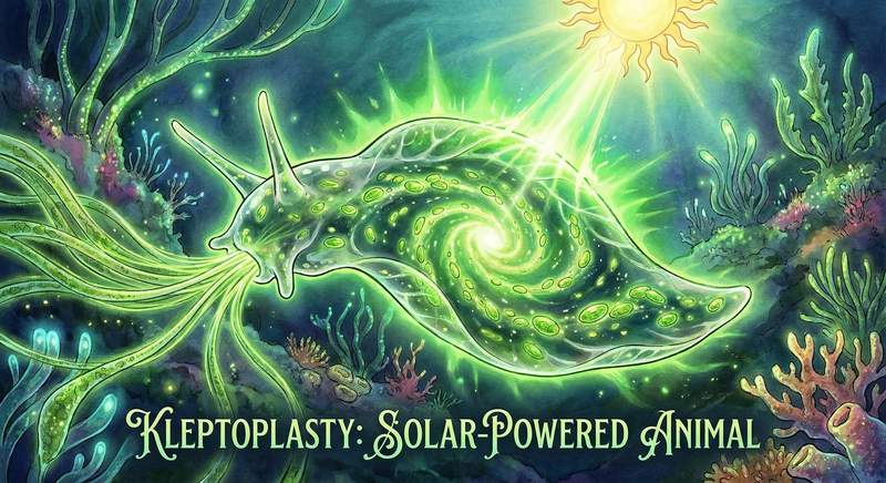 The sea slug that steals chloroplasts from algae