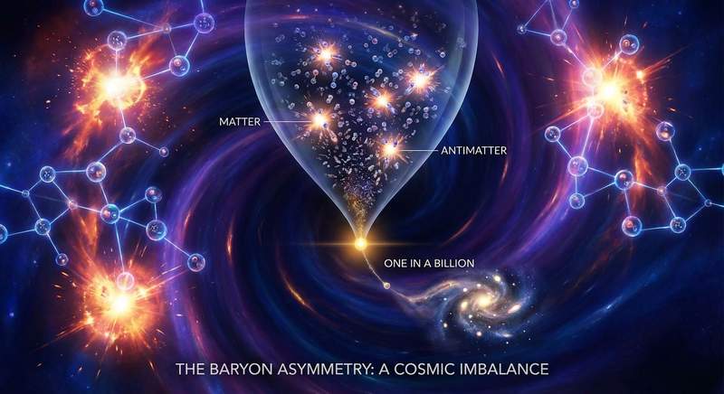 The Big Bang seems to have left too much matter—and physicists still don't know why