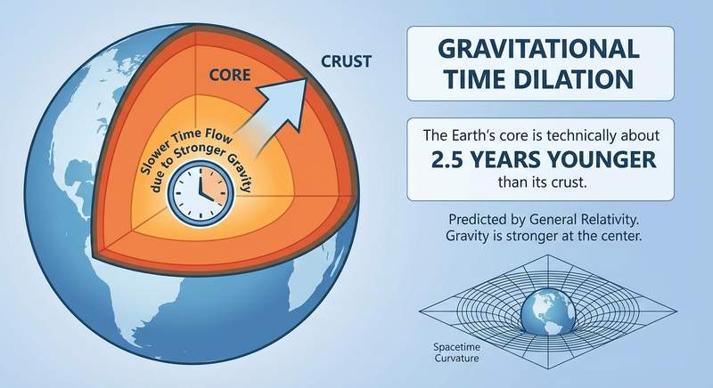 Why Earth's core is younger than the surface