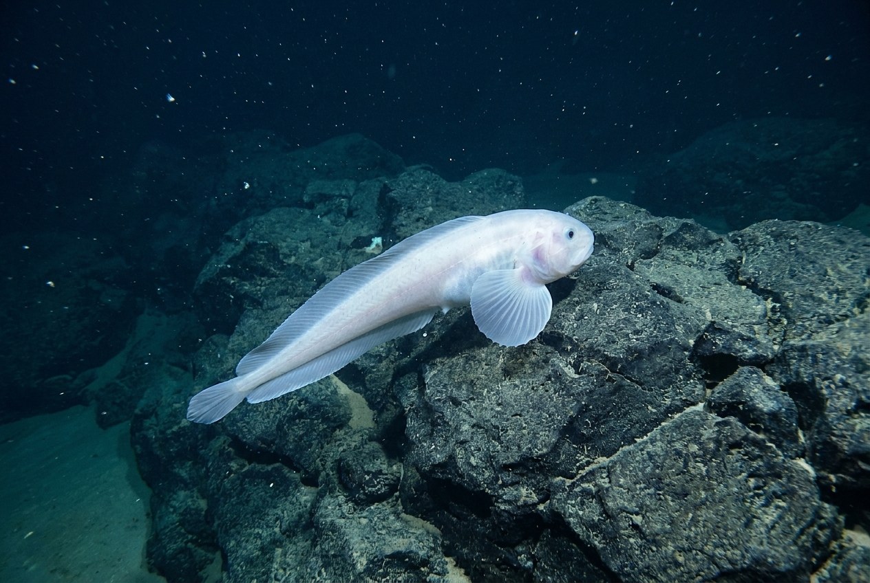 The Mariana Snailfish Uses a Specialized Pressure Shield to Survive at the Extreme Ocean Depths